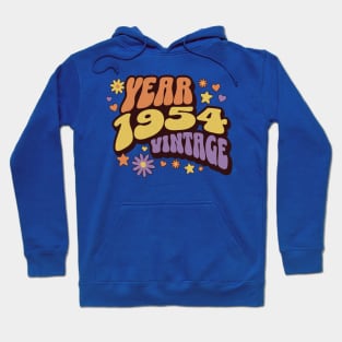 year 1954 vintage, 70th birthday, 1954, vintage, turning 70, awsome 70th, birthday gift, best year Hoodie